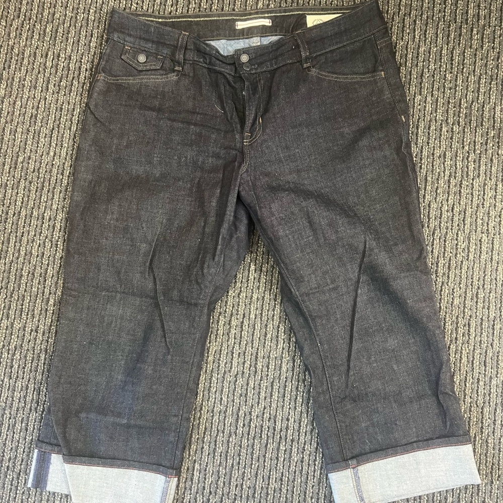 Gap Dark Denim Cropped Jeans